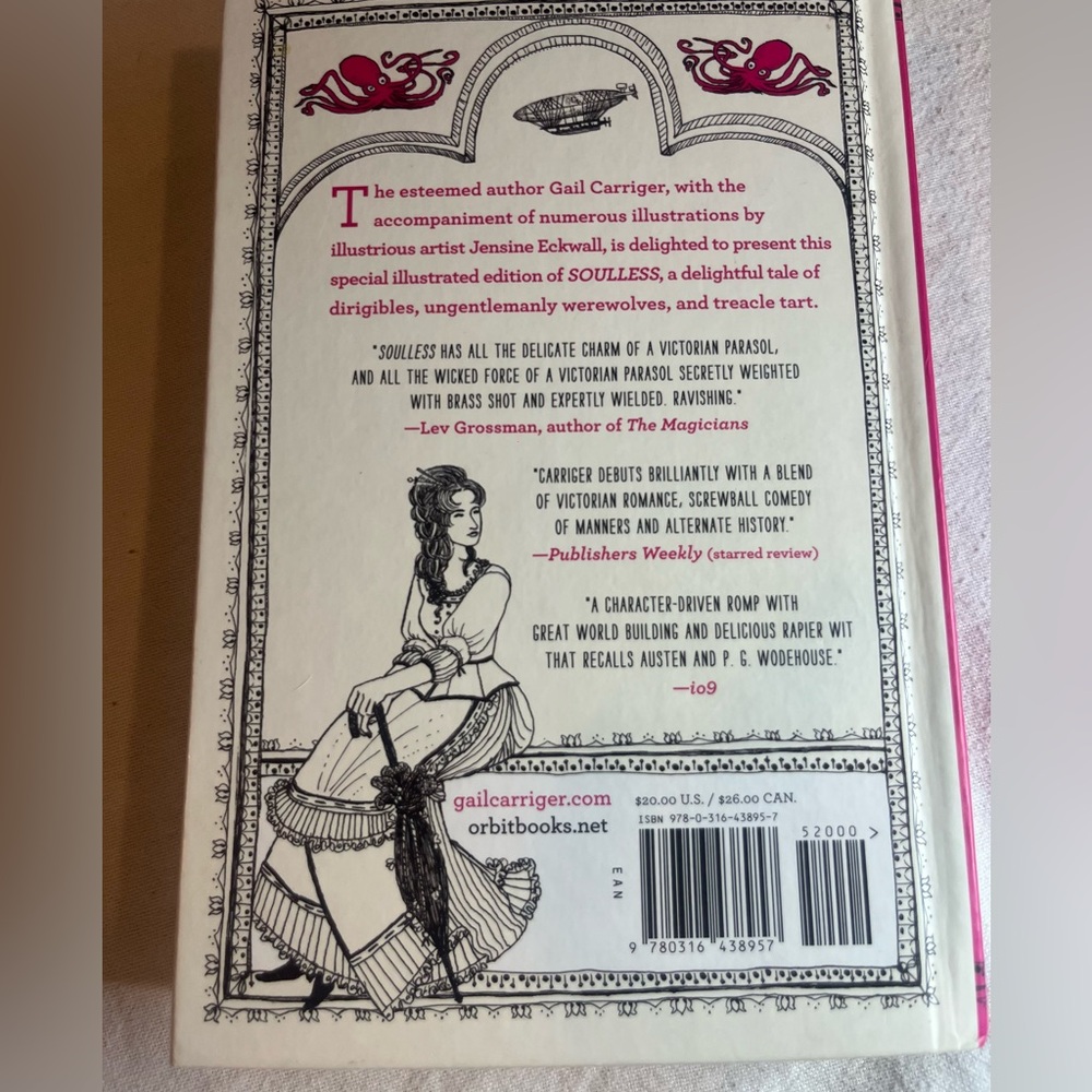 Soulless by Gail Carriger, Signed Hardcopy - Picture 4 of 7